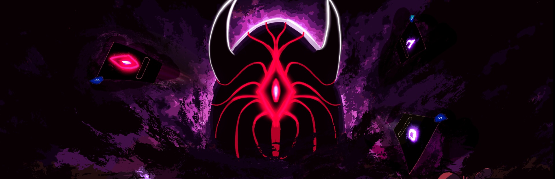 Demon Egg artwork: a glowing demonic egg surrounded by spell cards